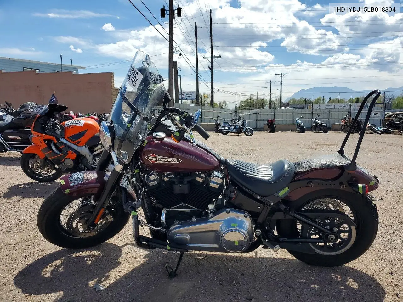 2020 Harley Davidson Flsl VIN: 1HD1YDJ15LB018304 Lot: 48605216
