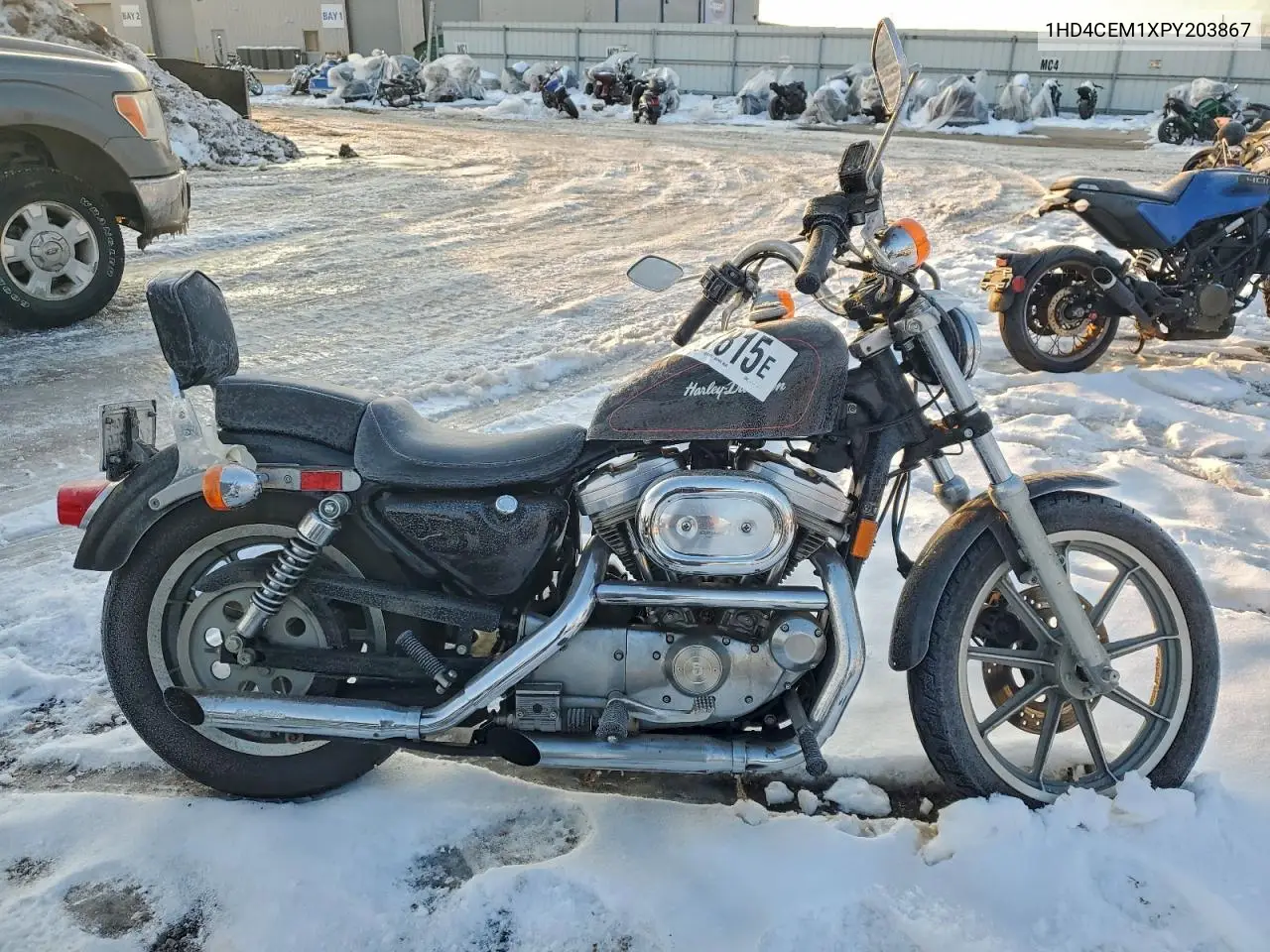 1993 Harley-Davidson Xlh883 H VIN: 1HD4CEM1XPY203867 Lot: 95937815