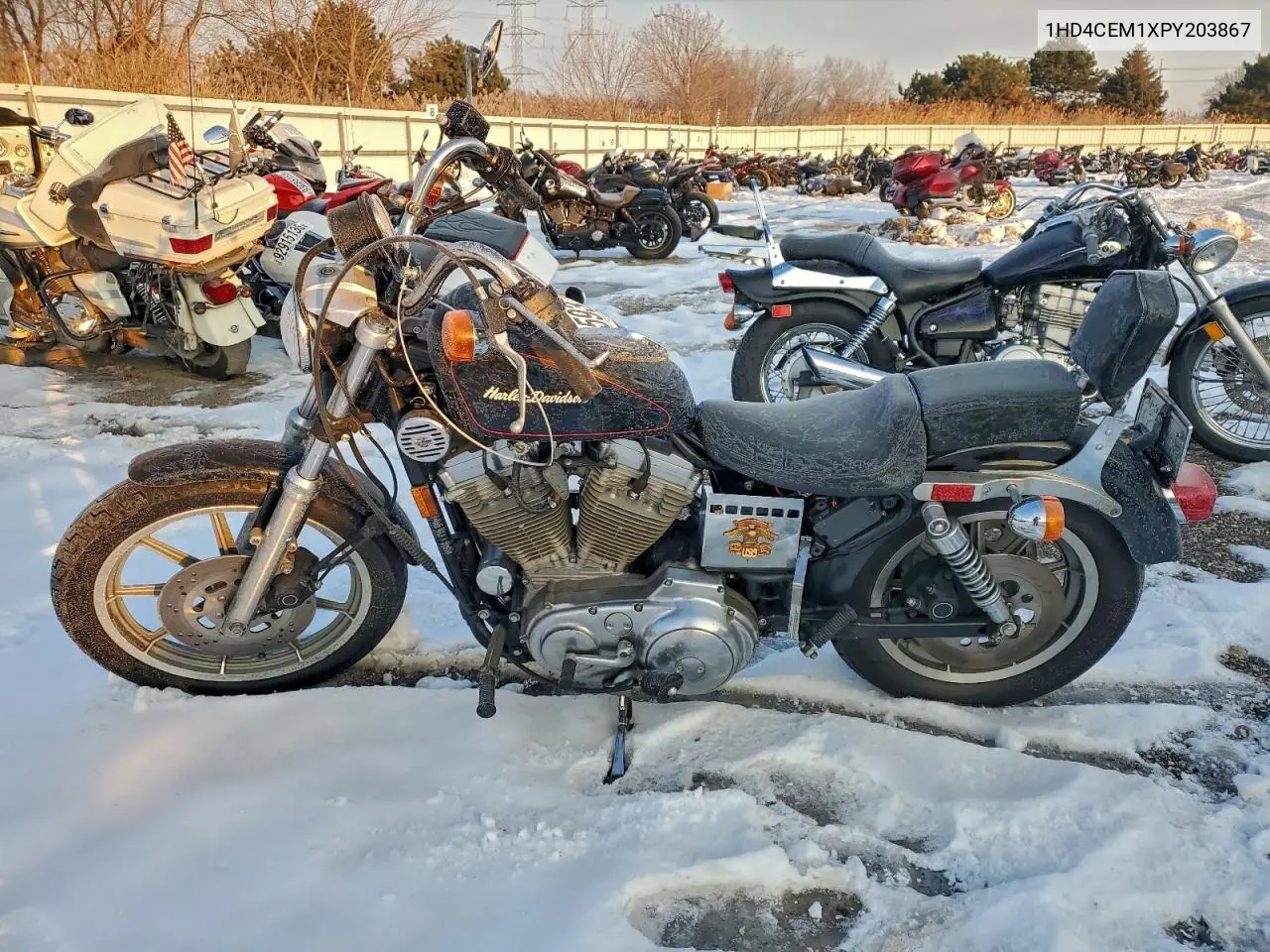 1993 Harley-Davidson Xlh883 H VIN: 1HD4CEM1XPY203867 Lot: 95937815