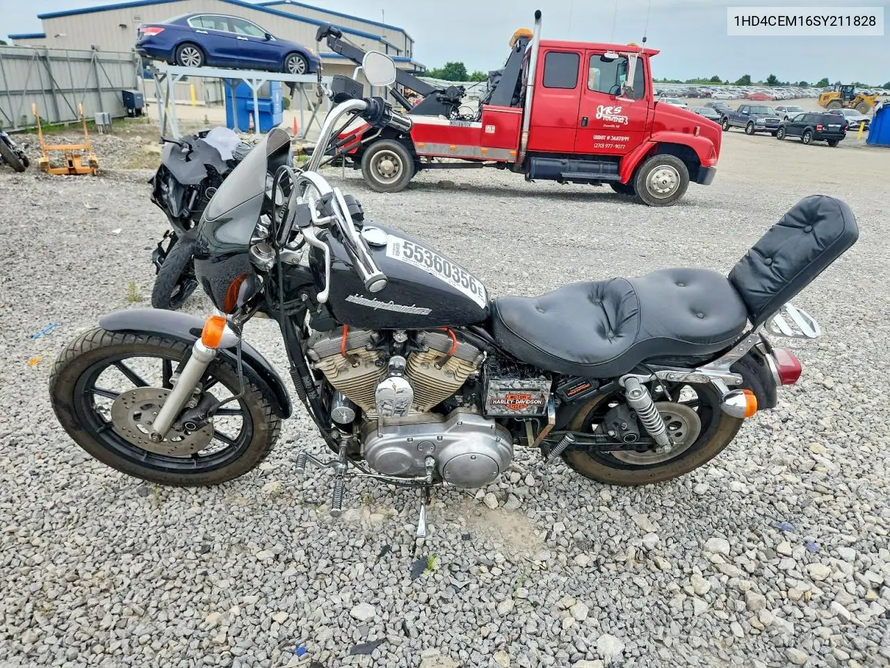 1995 Harley-Davidson Xl883 Hugger VIN: 1HD4CEM16SY211828 Lot: 55360356