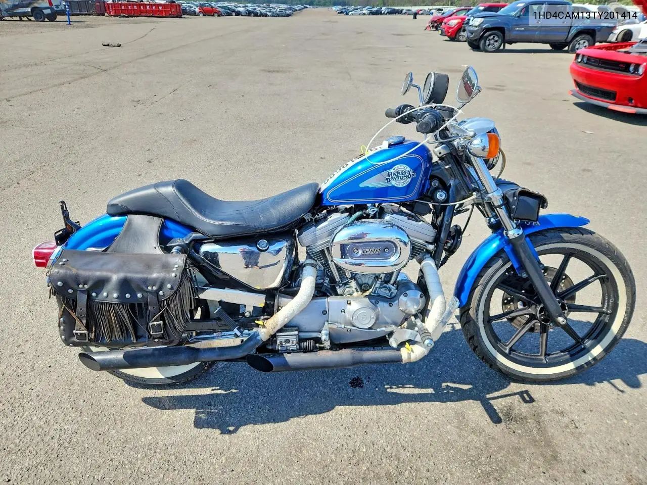 1996 Harley-Davidson Xl883 VIN: 1HD4CAM13TY201414 Lot: 58981626