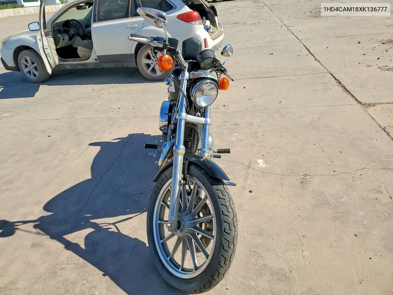 1999 Harley-Davidson Xl883 VIN: 1HD4CAM18XK136777 Lot: 56237516