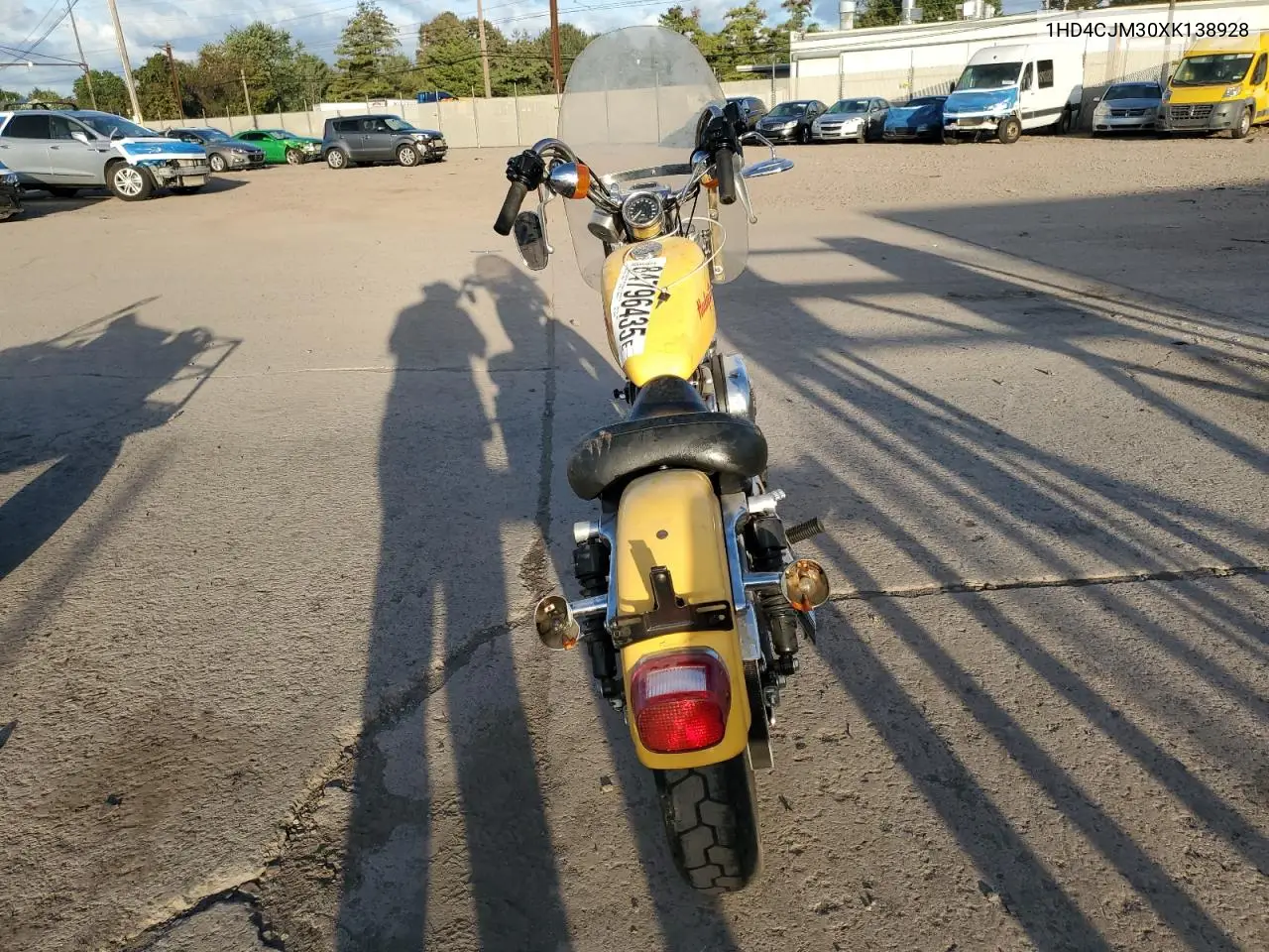 1999 Harley-Davidson Xl883 C VIN: 1HD4CJM30XK138928 Lot: 84796435