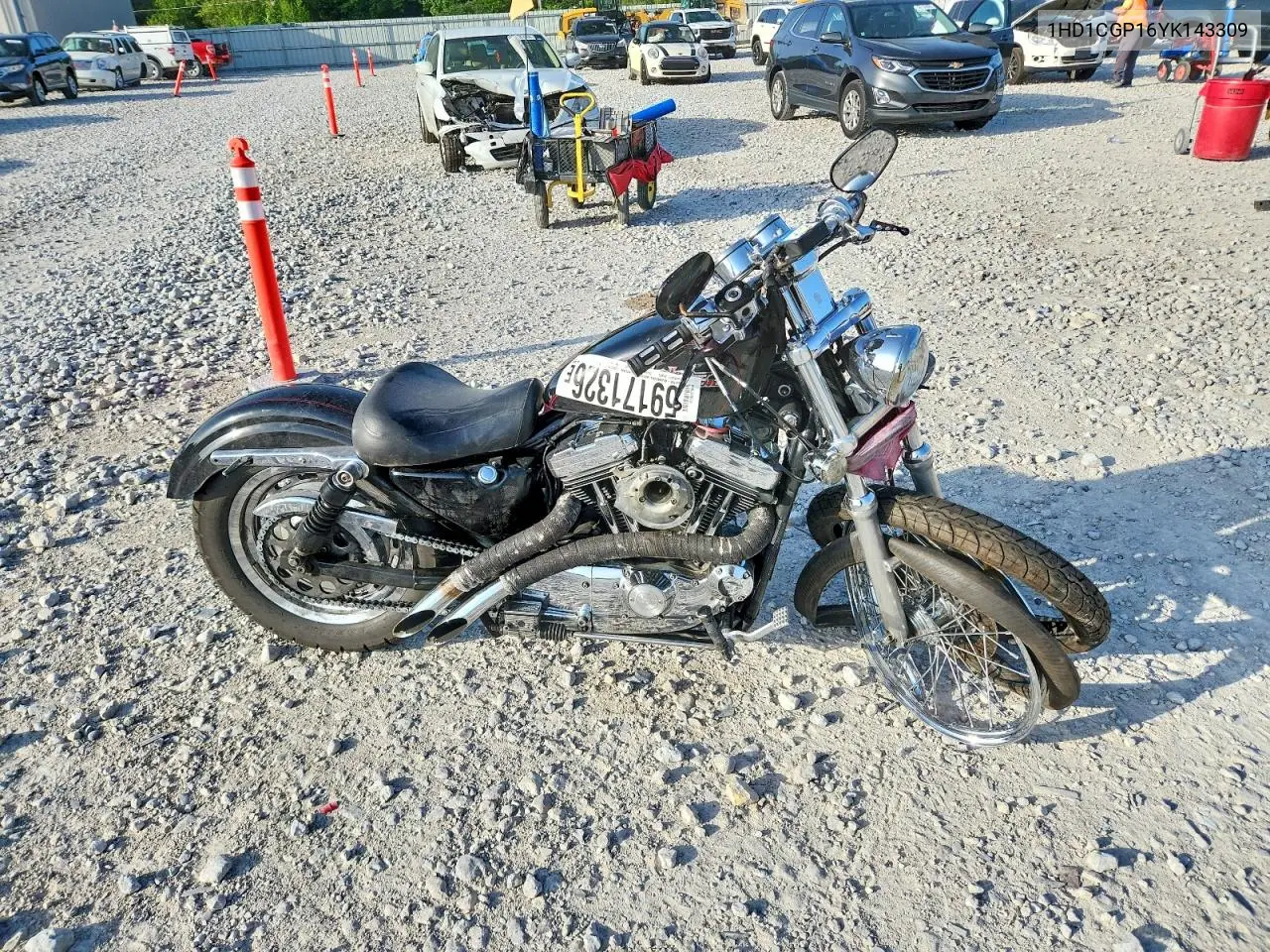 2000 Harley-Davidson Xl1200 C VIN: 1HD1CGP16YK143309 Lot: 59171326