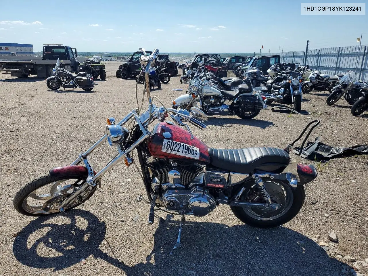 2000 Harley-Davidson Xl1200 C VIN: 1HD1CGP18YK123241 Lot: 60221966
