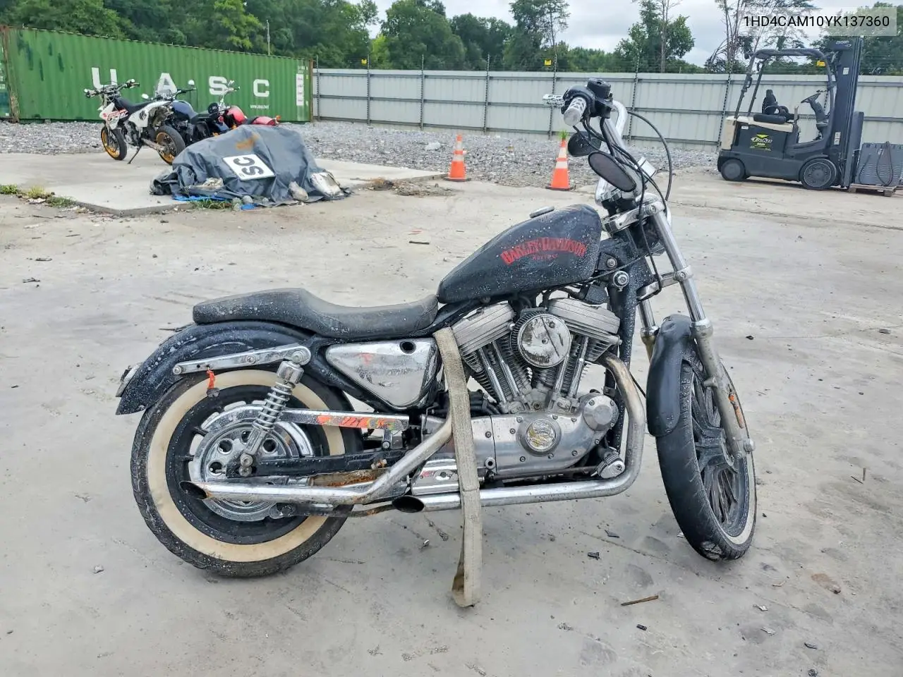 2000 Harley-Davidson Xl883 VIN: 1HD4CAM10YK137360 Lot: 60876556