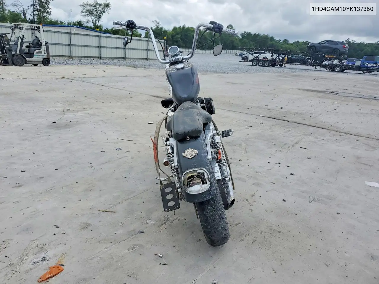 2000 Harley-Davidson Xl883 VIN: 1HD4CAM10YK137360 Lot: 60876556