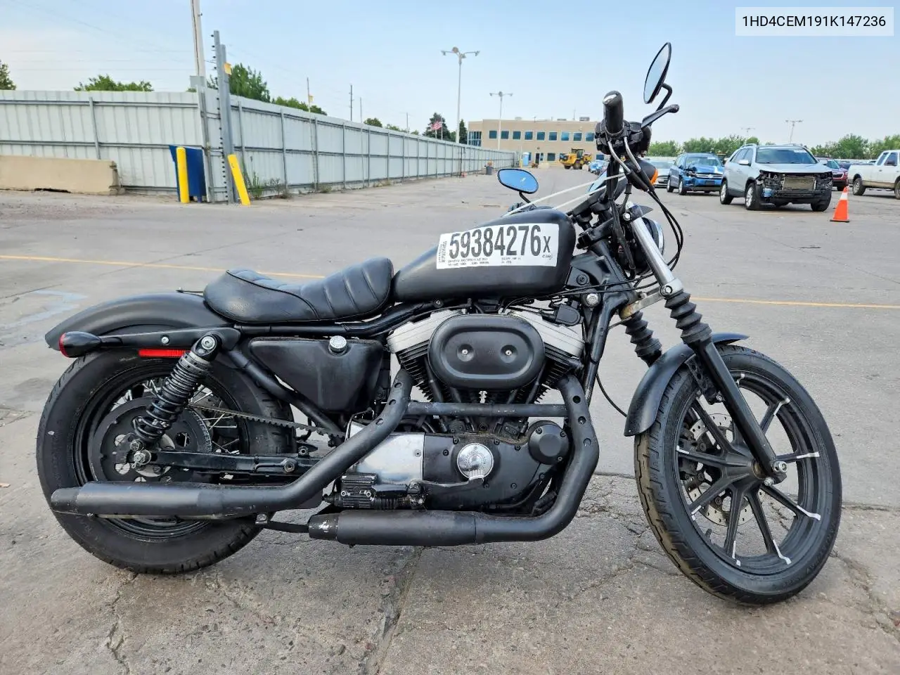 2001 Harley-Davidson Xl883 Hugger VIN: 1HD4CEM191K147236 Lot: 59384276