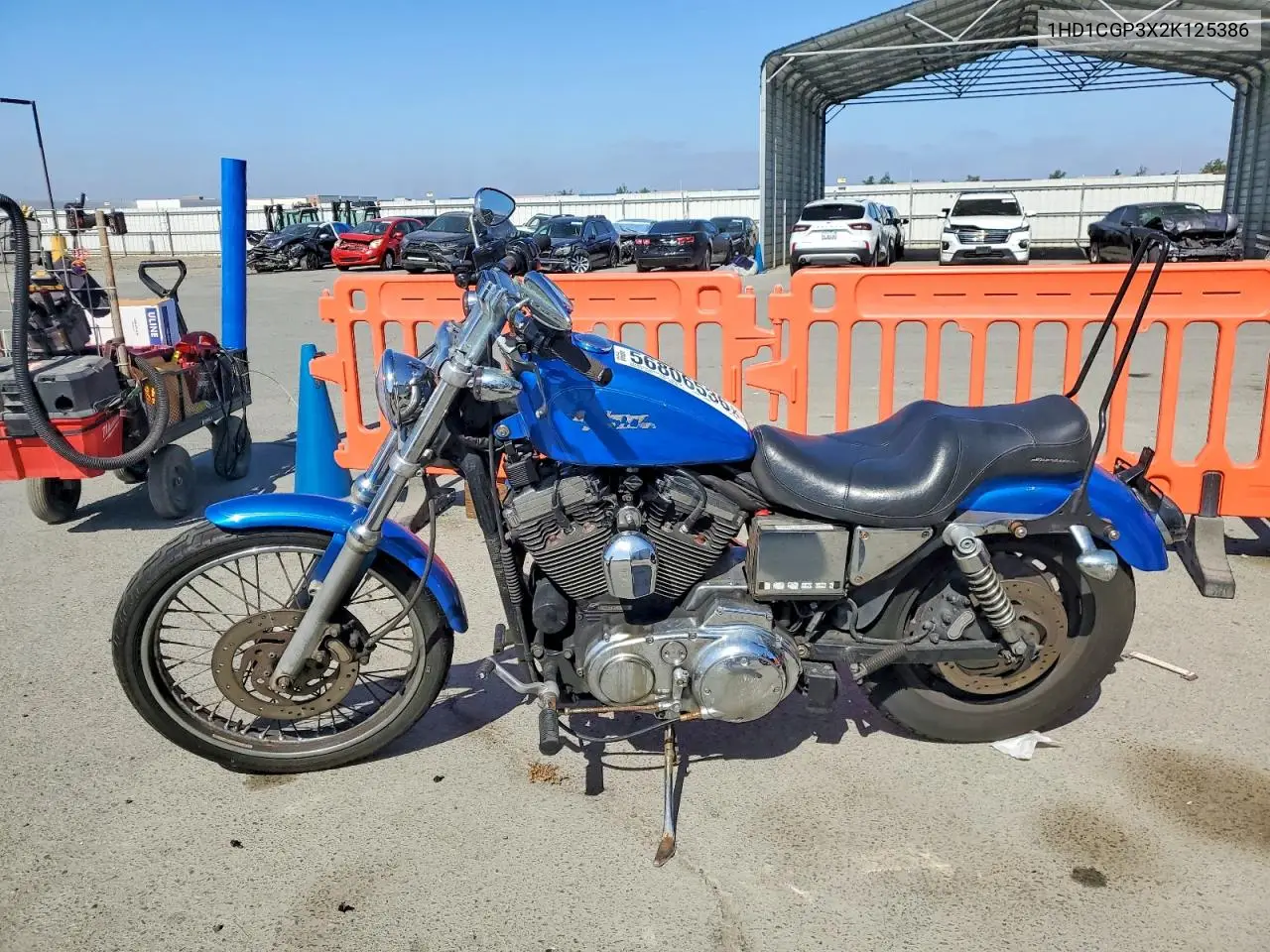 2002 Harley-Davidson Xl1200 C VIN: 1HD1CGP3X2K125386 Lot: 56806536