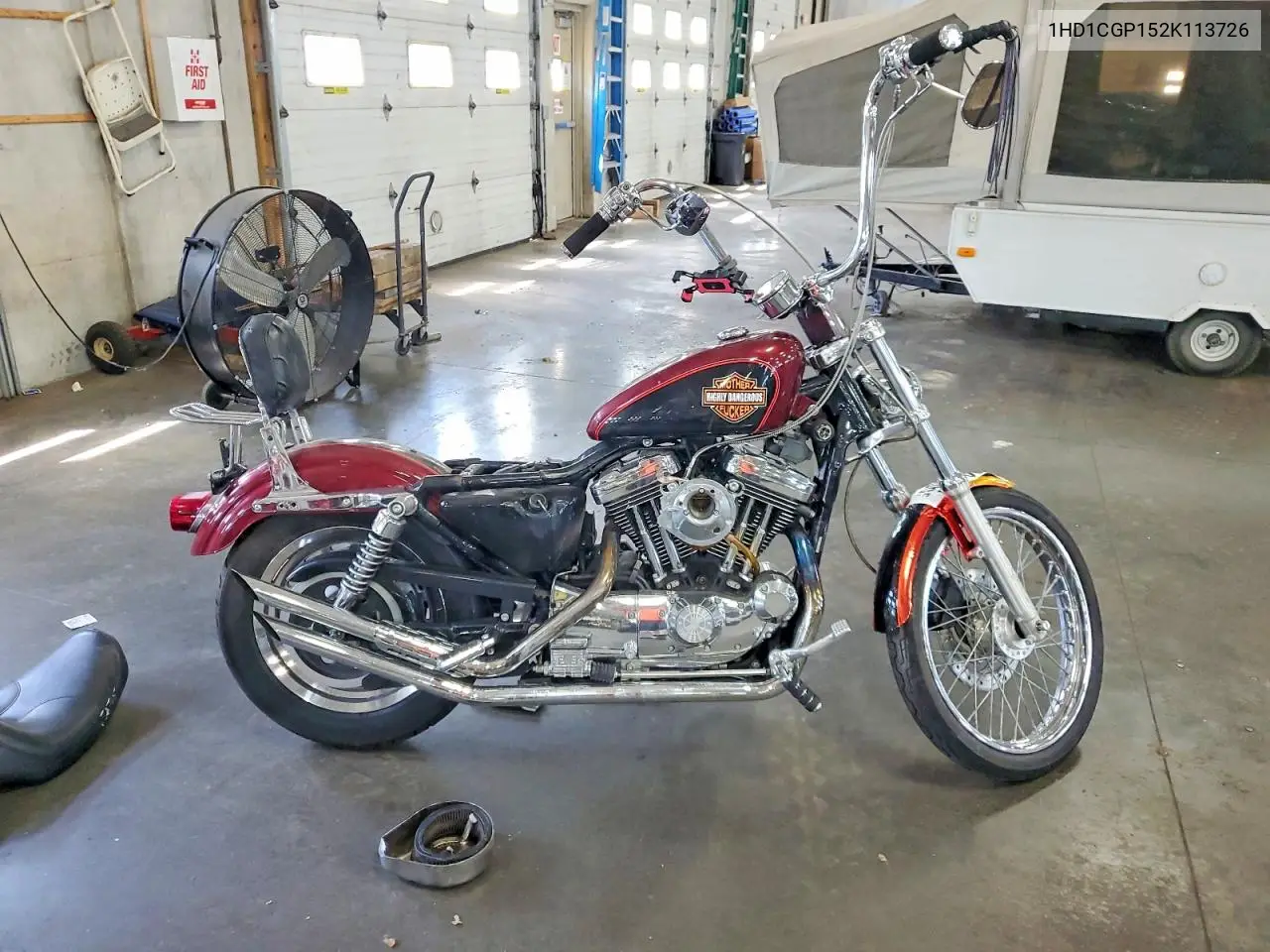 2002 Harley-Davidson Xl1200 C VIN: 1HD1CGP152K113726 Lot: 60621006
