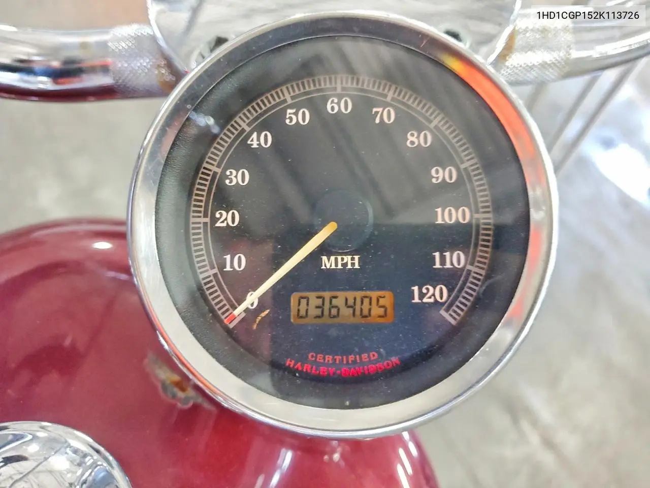 2002 Harley-Davidson Xl1200 C VIN: 1HD1CGP152K113726 Lot: 60621006