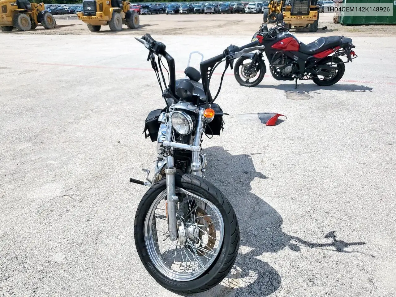 2002 Harley-Davidson Xl883 Hugger VIN: 1HD4CEM142K148926 Lot: 81313455
