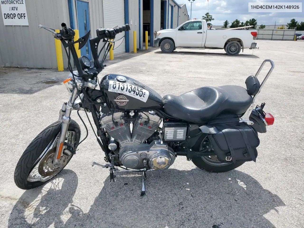 2002 Harley-Davidson Xl883 Hugger VIN: 1HD4CEM142K148926 Lot: 81313455