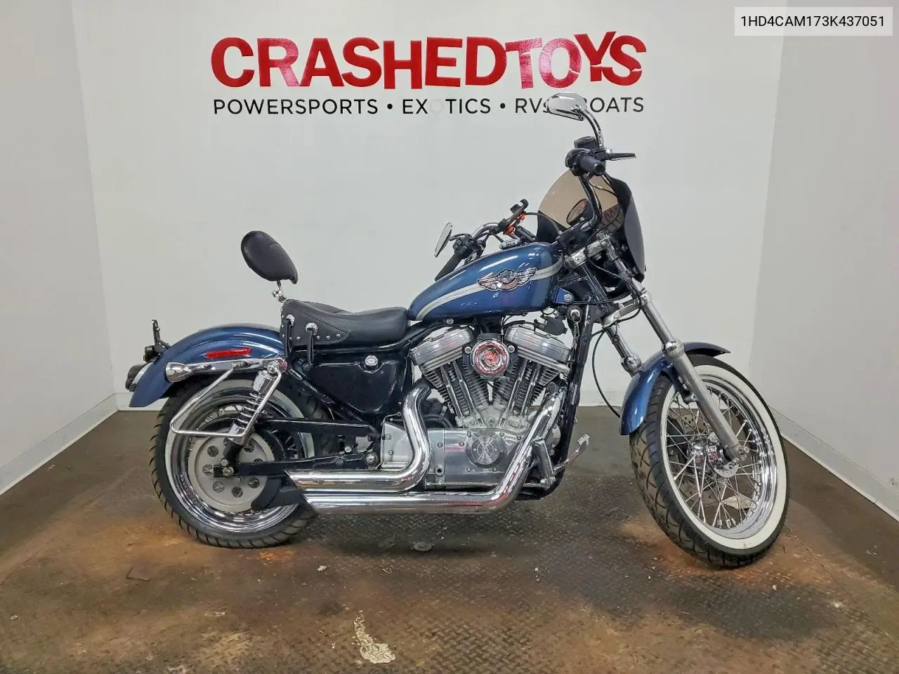 2003 Harley-Davidson Xl883 VIN: 1HD4CAM173K437051 Lot: 60227736