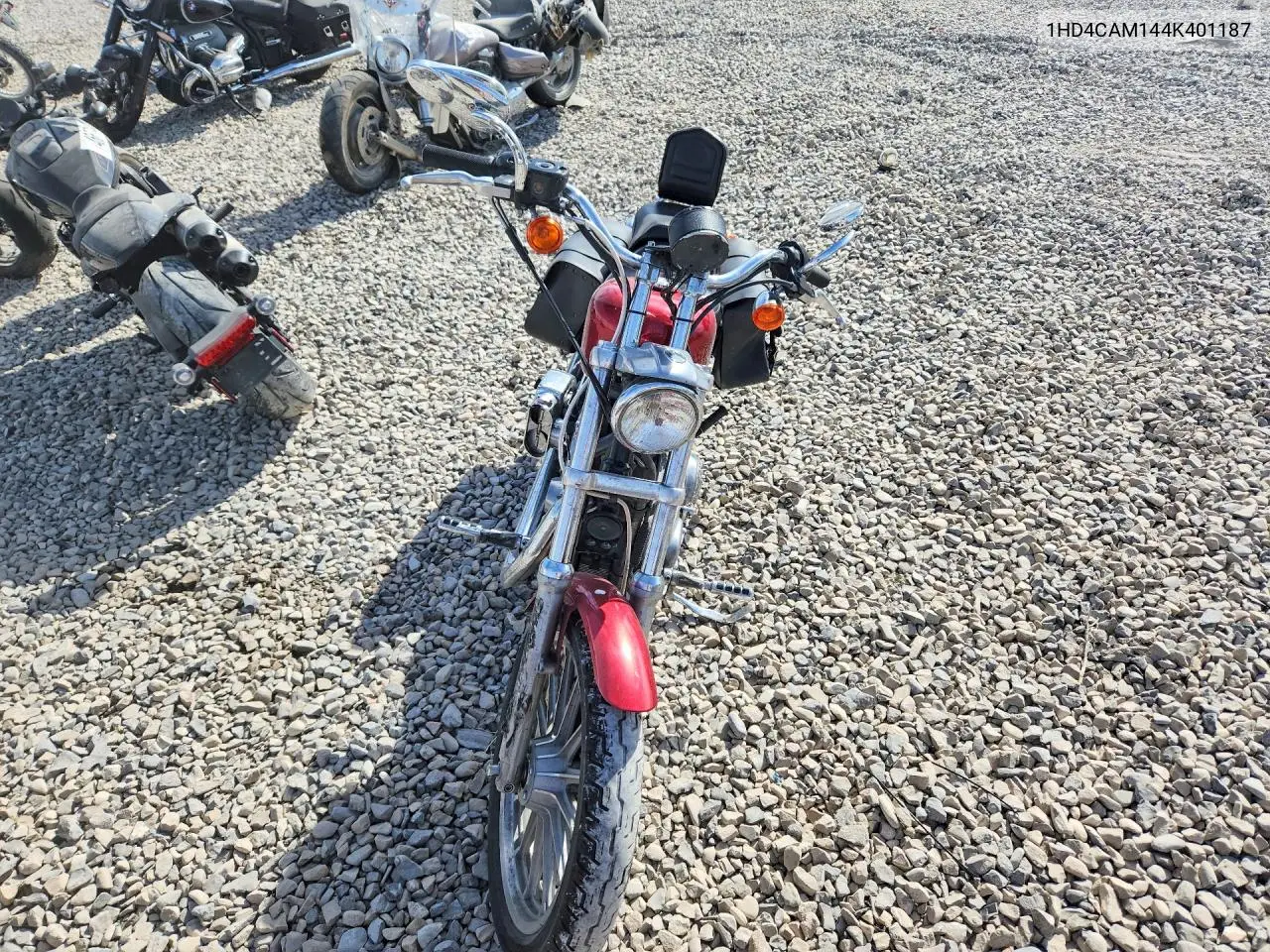 2004 Harley-Davidson Xl883 VIN: 1HD4CAM144K401187 Lot: 55963316