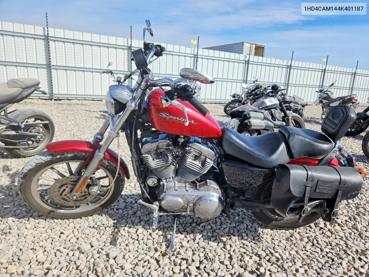 2004 Harley-Davidson Xl883 VIN: 1HD4CAM144K401187 Lot: 55963316