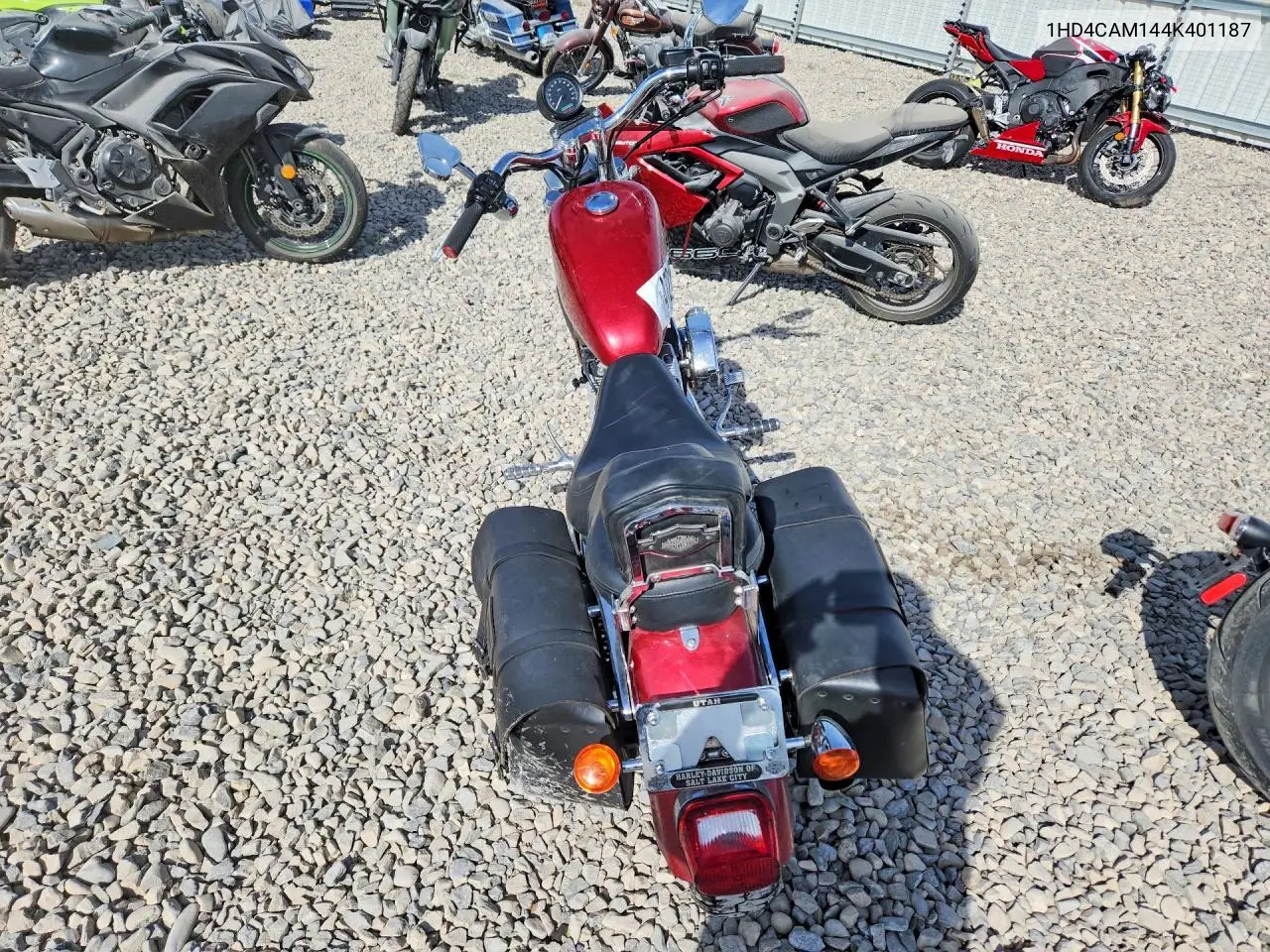 2004 Harley-Davidson Xl883 VIN: 1HD4CAM144K401187 Lot: 55963316