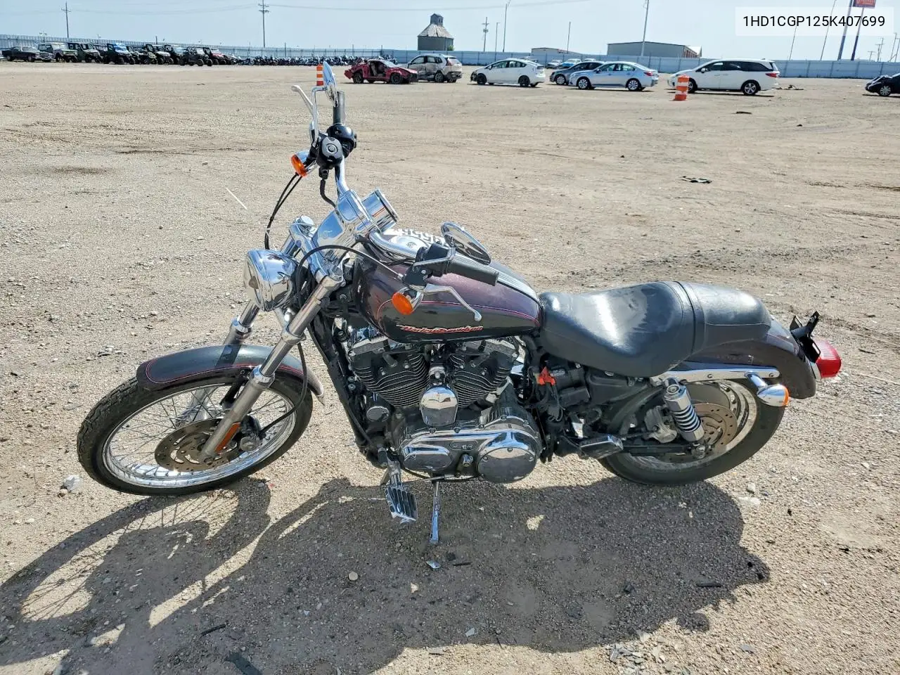 2005 Harley-Davidson Xl1200 C VIN: 1HD1CGP125K407699 Lot: 58879556