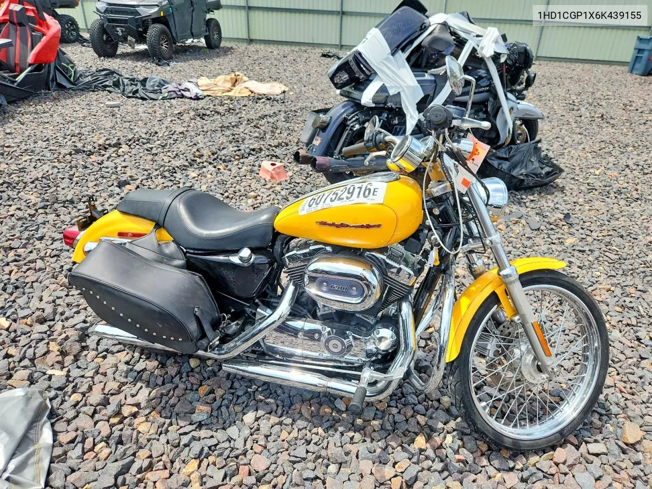 2006 Harley-Davidson Xl1200 C VIN: 1HD1CGP1X6K439155 Lot: 60752916