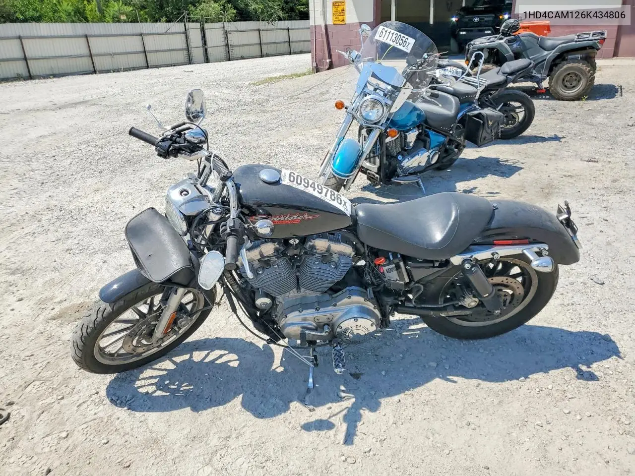 2006 Harley-Davidson Xl883 VIN: 1HD4CAM126K434806 Lot: 60949786