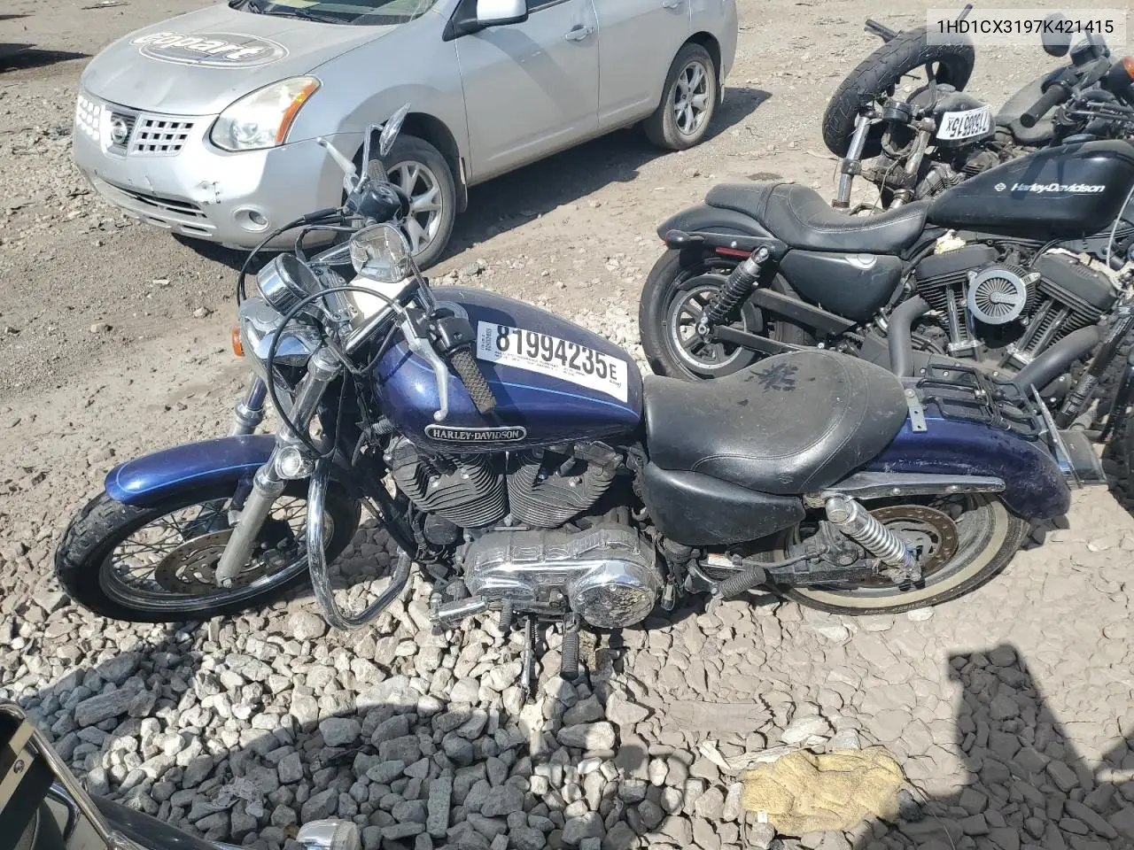 2007 Harley Davidson Xl1200 L VIN: 1HD1CX3197K421415 Lot: 78498225
