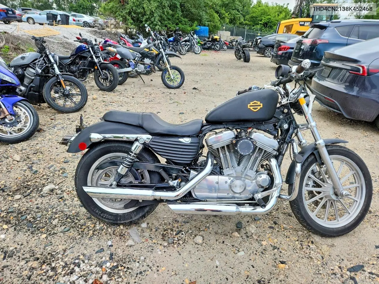 2008 Harley-Davidson Xl883 VIN: 1HD4CN2138K452468 Lot: 60798436