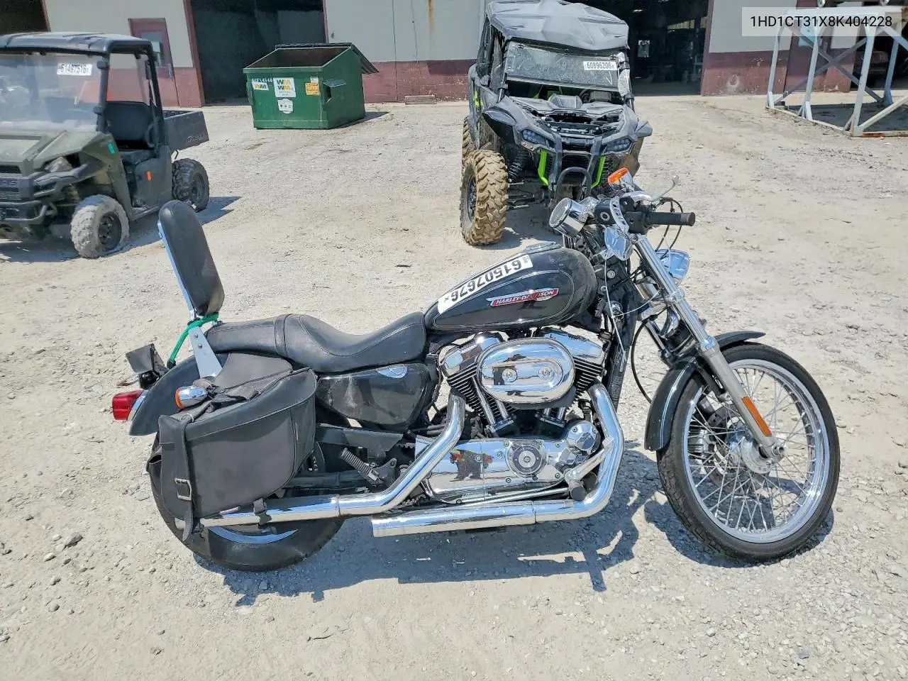 2008 Harley-Davidson Xl1200 C VIN: 1HD1CT31X8K404228 Lot: 61507676