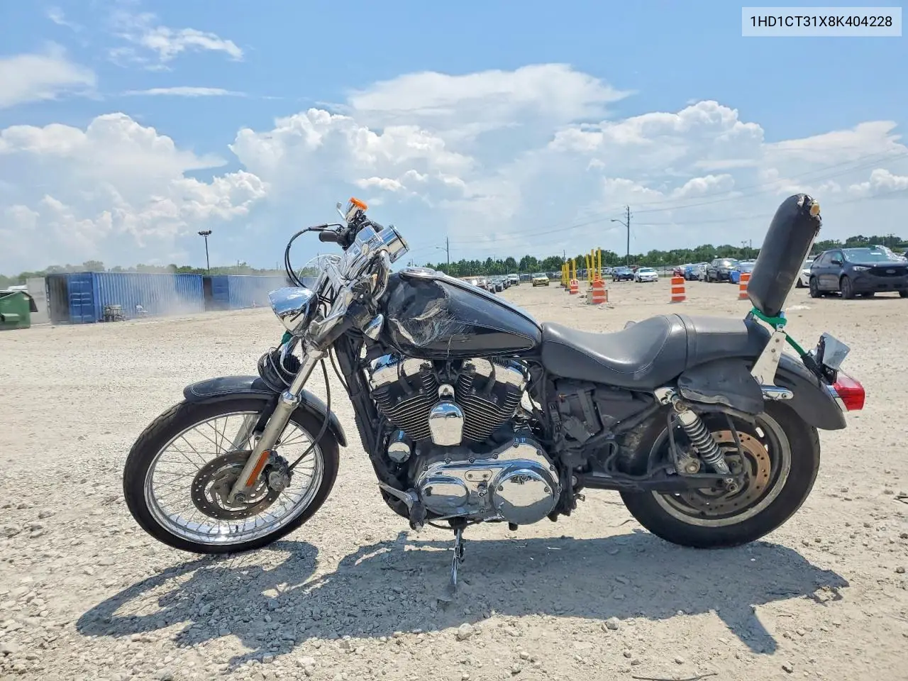 2008 Harley-Davidson Xl1200 C VIN: 1HD1CT31X8K404228 Lot: 61507676