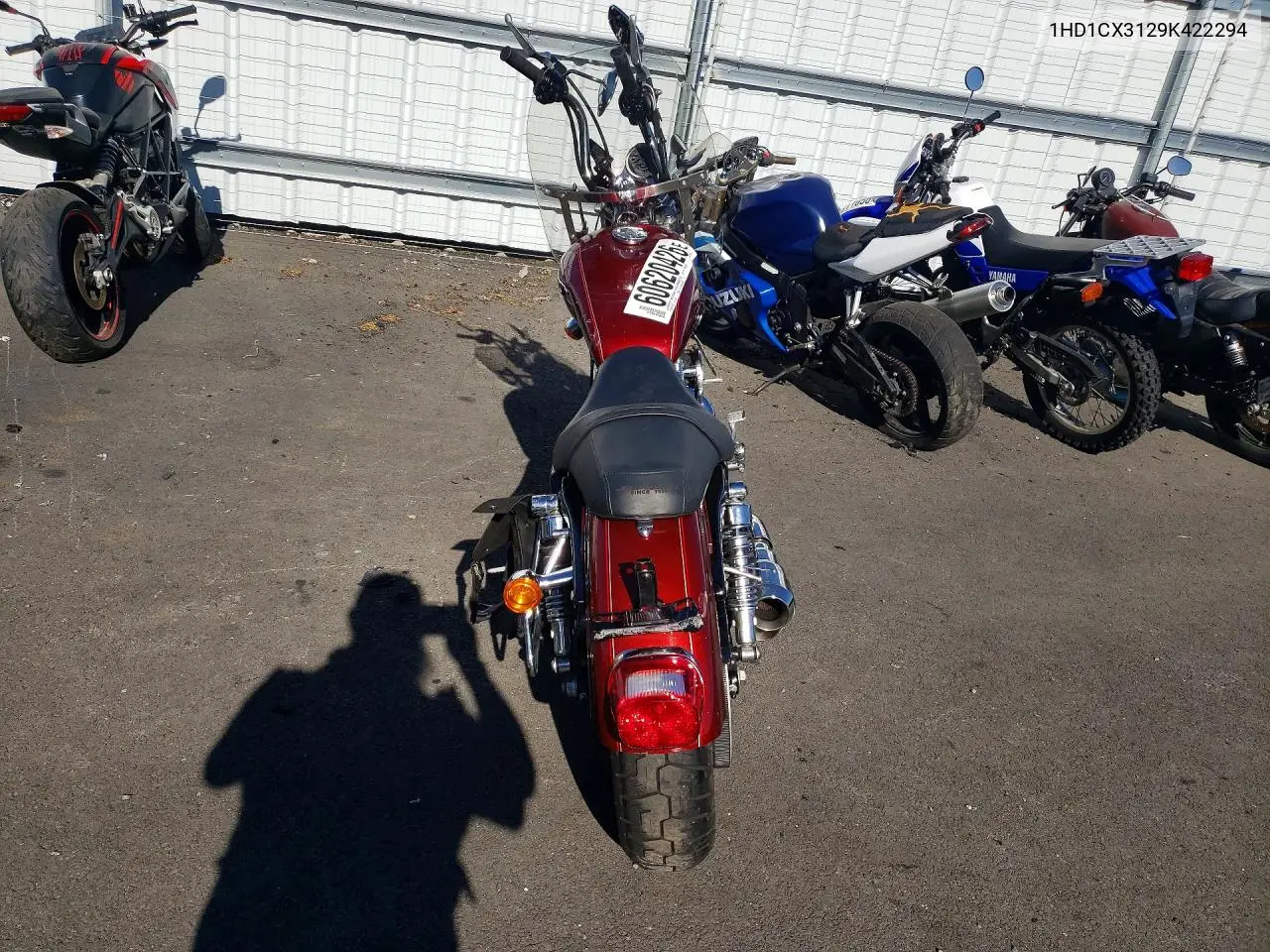 2009 Harley-Davidson Xl1200 L VIN: 1HD1CX3129K422294 Lot: 60620426
