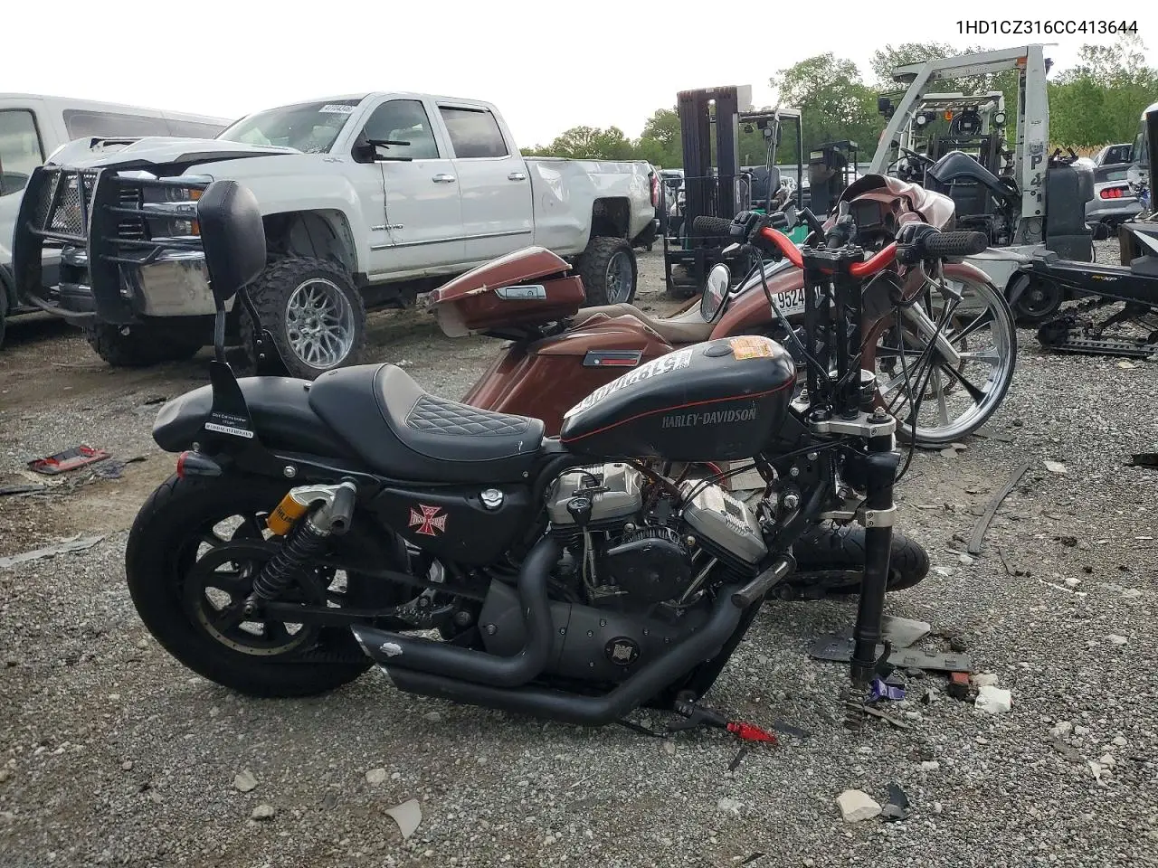 2012 Harley-Davidson Xl1200 Nightster VIN: 1HD1CZ316CC413644 Lot: 51820406
