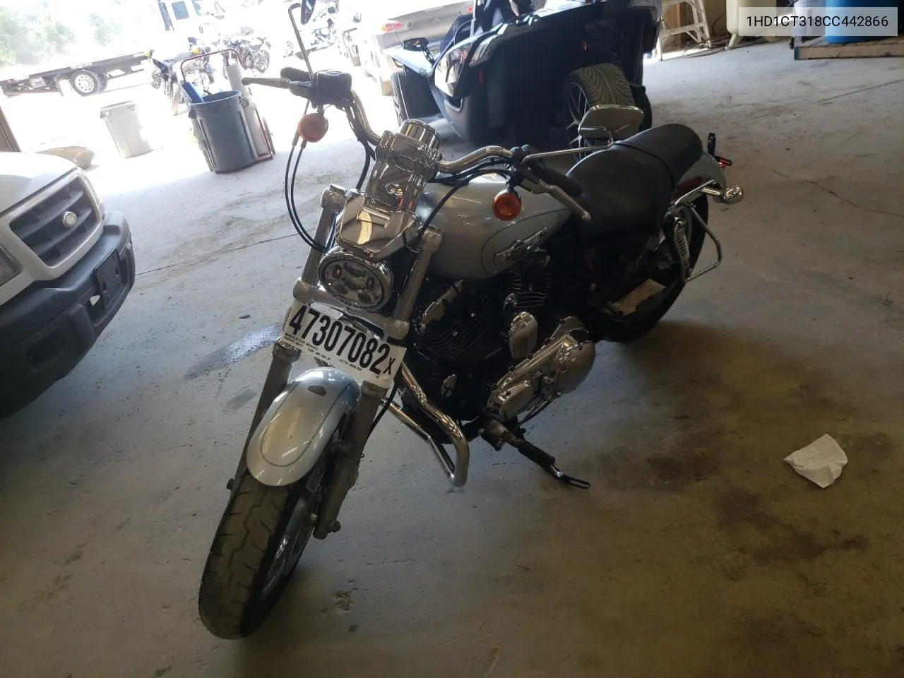 2012 Harley-Davidson Sportster VIN: 1HD1CT318CC442866 Lot: 82798493