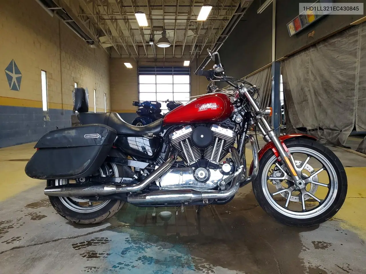 2014 Harley-Davidson Xl1200 T VIN: 1HD1LL321EC430845 Lot: 53805256