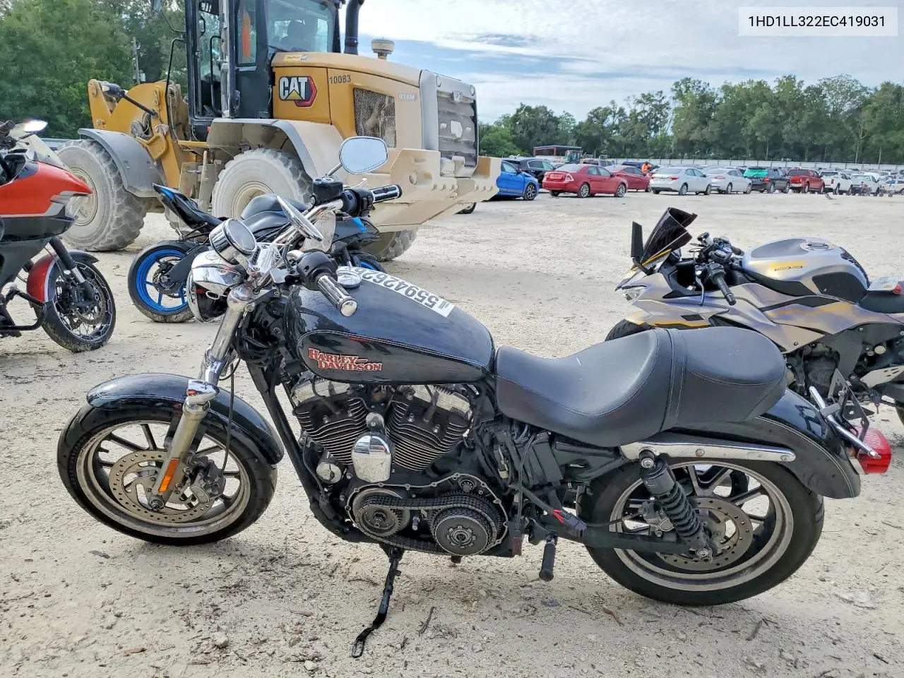 2014 Harley-Davidson Xl1200 T VIN: 1HD1LL322EC419031 Lot: 55942626
