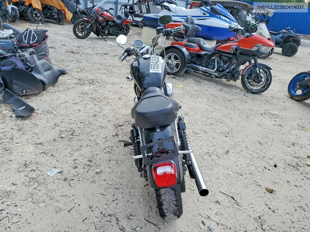 2014 Harley-Davidson Xl1200 T VIN: 1HD1LL322EC419031 Lot: 55942626