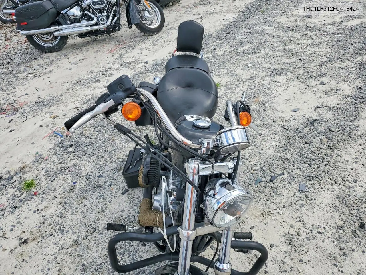 2015 Harley-Davidson Xl1200 V VIN: 1HD1LF312FC418424 Lot: 61181196
