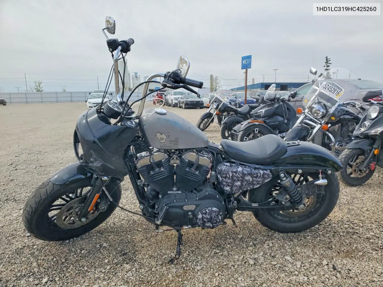 2017 Harley-Davidson Xl1200 Forty-Eight VIN: 1HD1LC319HC425260 Lot: 52064996