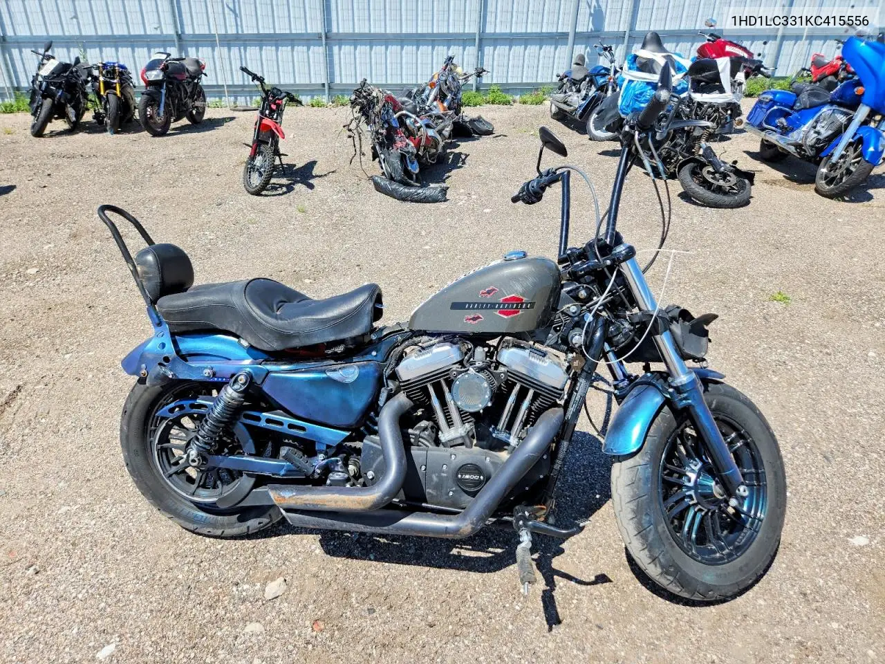 2019 Harley-Davidson Xl1200 X VIN: 1HD1LC331KC415556 Lot: 60836256