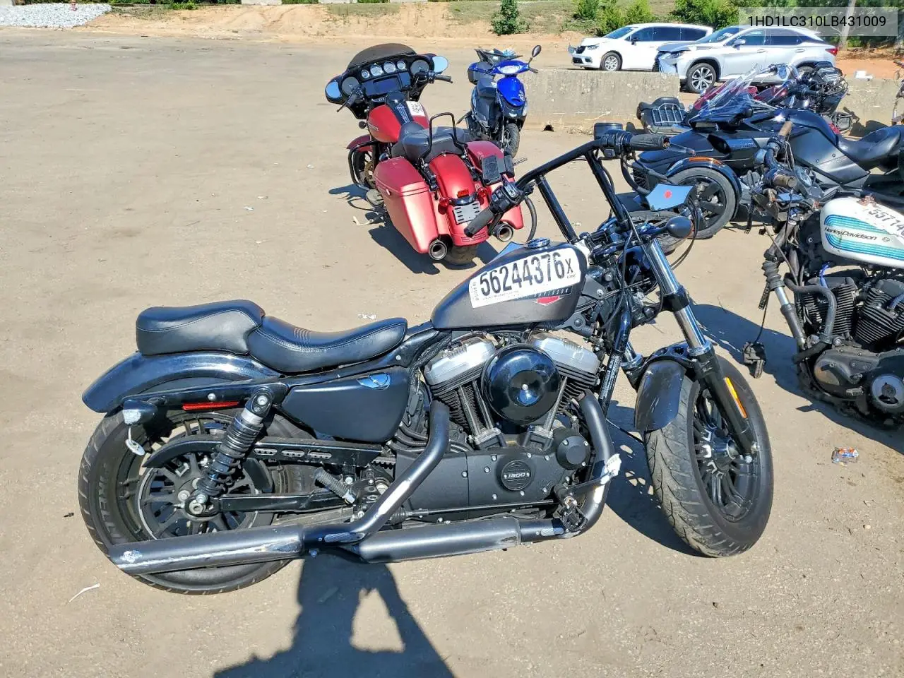 2020 Harley-Davidson Xl1200 X VIN: 1HD1LC310LB431009 Lot: 56244376