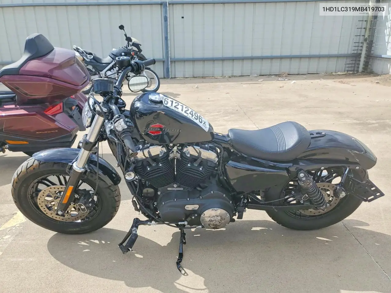 2021 Harley-Davidson Xl1200 X VIN: 1HD1LC319MB419703 Lot: 61212496