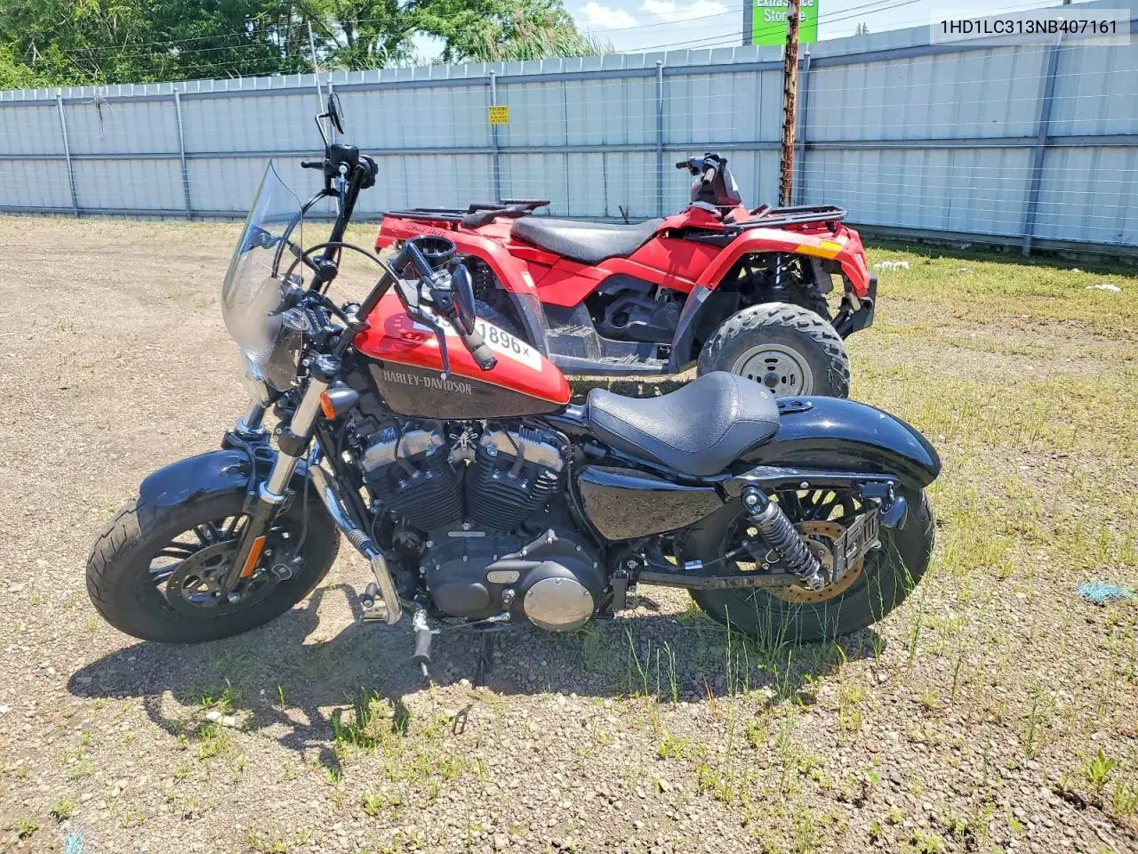 2022 Harley-Davidson Xl1200 X VIN: 1HD1LC313NB407161 Lot: 59181896