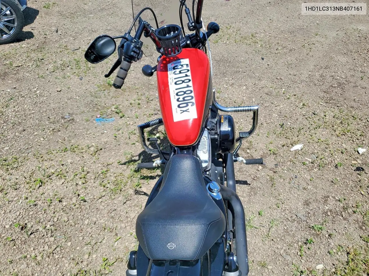 2022 Harley-Davidson Xl1200 X VIN: 1HD1LC313NB407161 Lot: 59181896