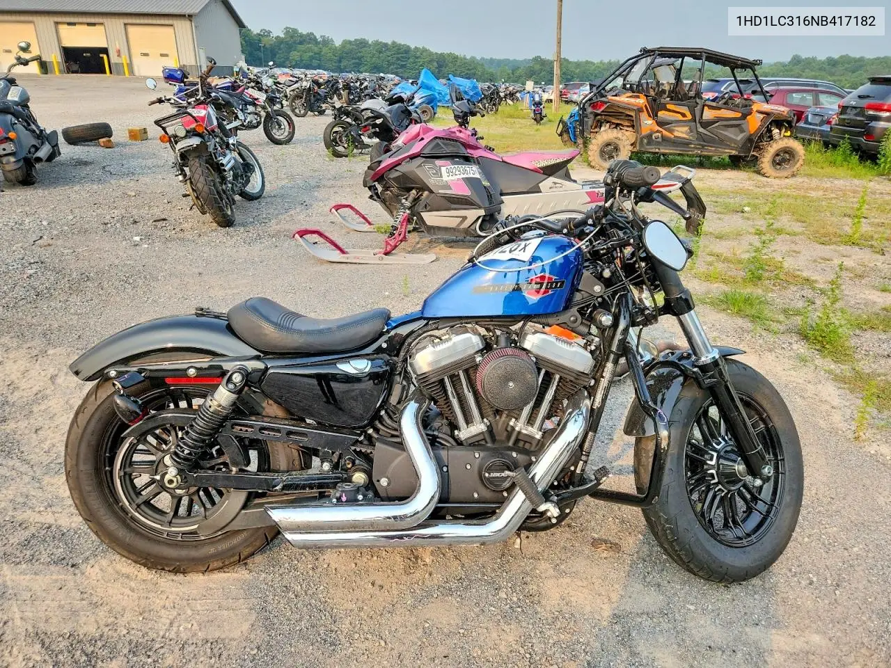 2022 Harley-Davidson Xl1200 X VIN: 1HD1LC316NB417182 Lot: 61178126