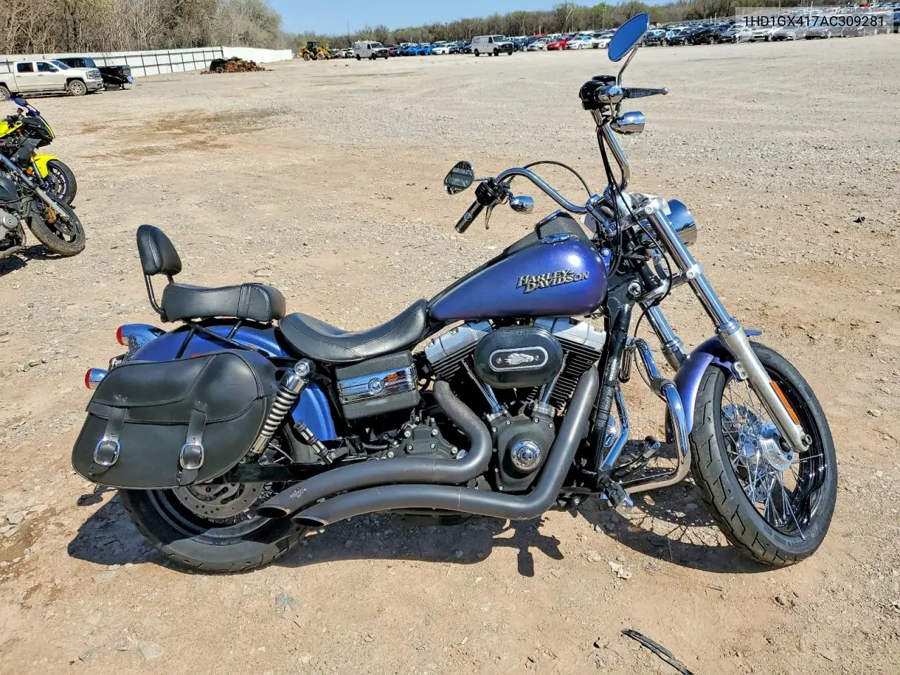 2010 Harley-Davidson Fxdb VIN: 1HD1GX417AC309281 Lot: 46013806