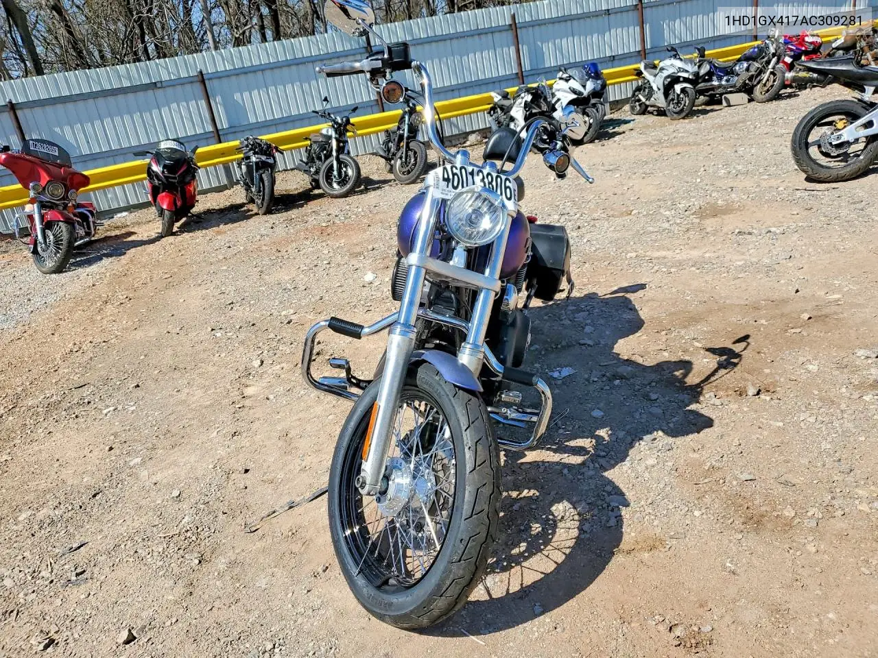 2010 Harley-Davidson Fxdb VIN: 1HD1GX417AC309281 Lot: 46013806