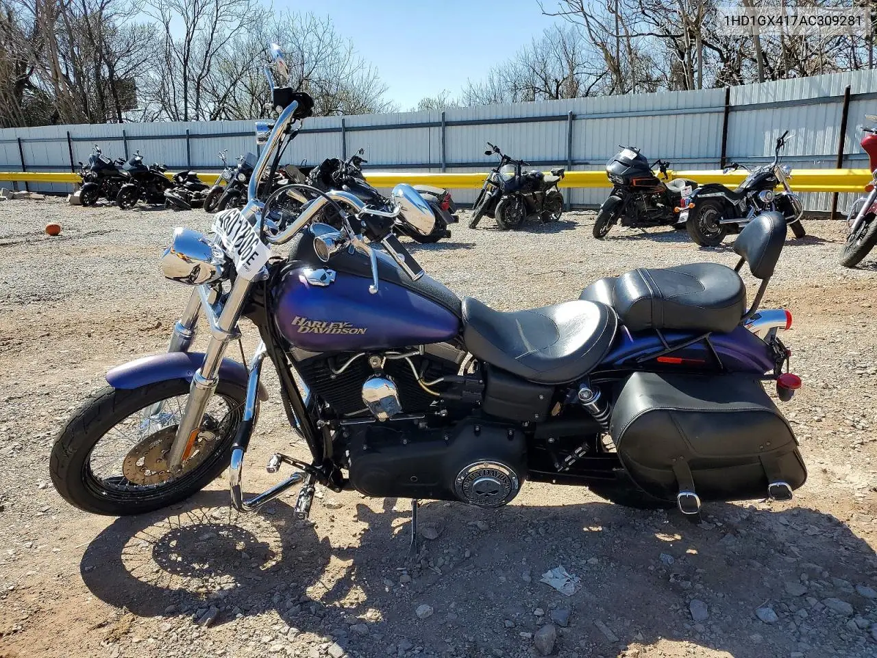 2010 Harley-Davidson Fxdb VIN: 1HD1GX417AC309281 Lot: 46013806