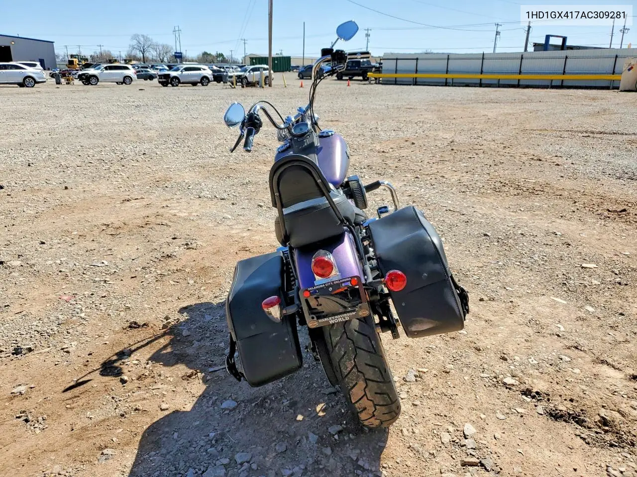 2010 Harley-Davidson Fxdb VIN: 1HD1GX417AC309281 Lot: 46013806