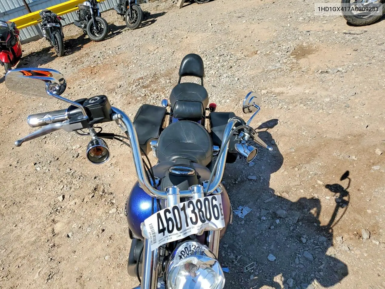 2010 Harley-Davidson Fxdb VIN: 1HD1GX417AC309281 Lot: 46013806