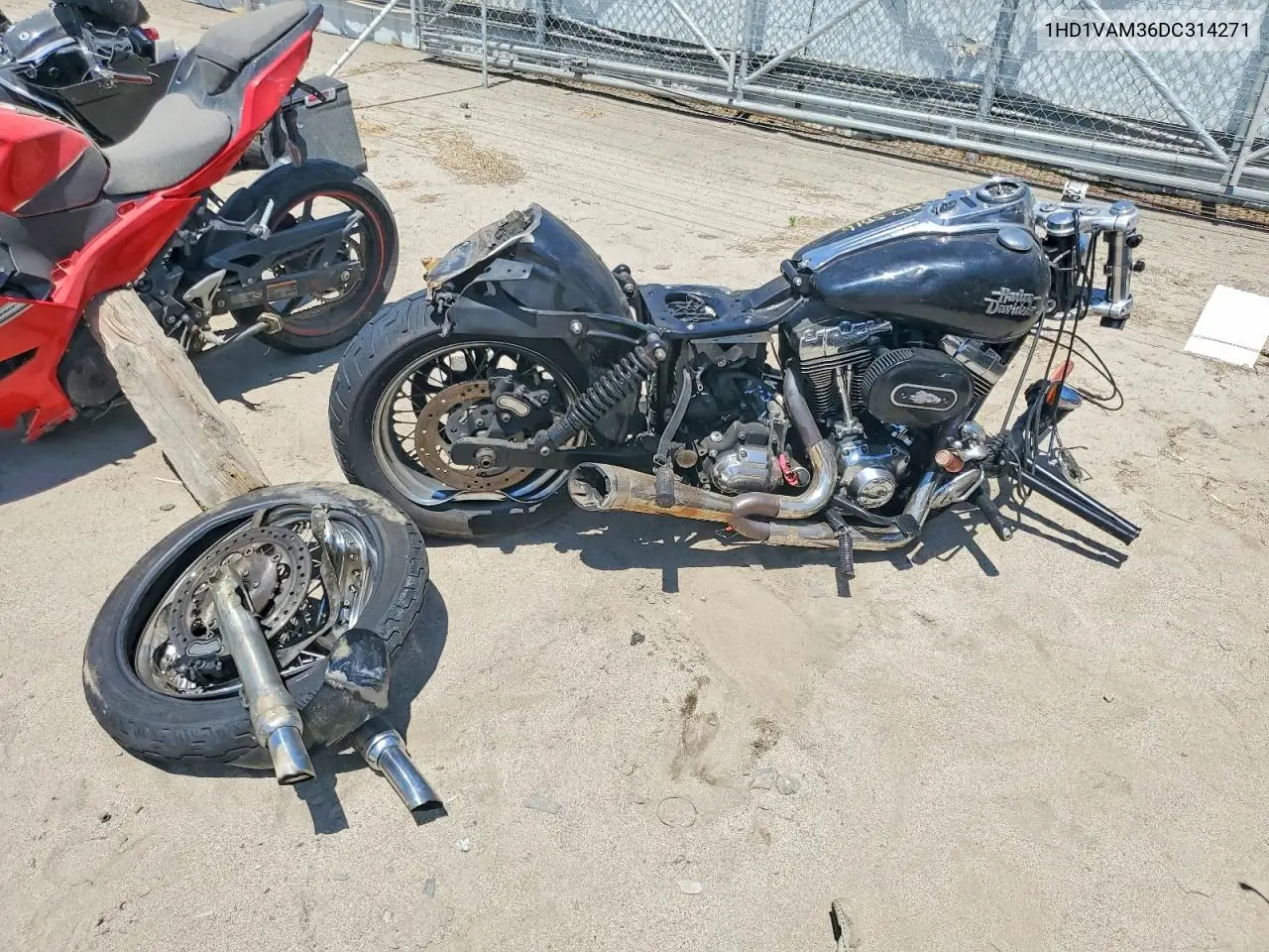 2013 Harley-Davidson Fxdbp Dyna Street Bob VIN: 1HD1VAM36DC314271 Lot: 53125816