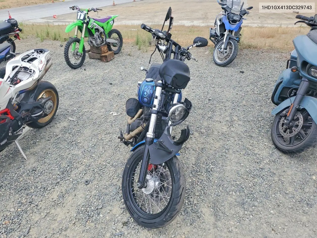 2013 Harley-Davidson Fxdb Dyna Street Bob VIN: 1HD1GX413DC329743 Lot: 60846056