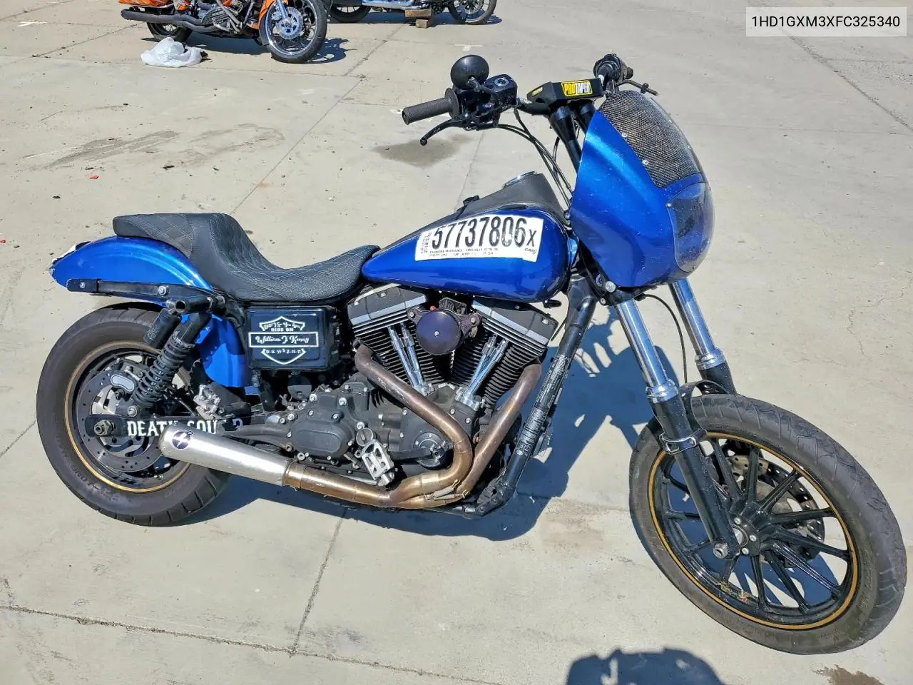 2015 Harley-Davidson Fxdb Dyna Street Bob VIN: 1HD1GXM3XFC325340 Lot: 57737806